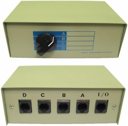 High Quality 4 Way RJ45 Ethernet Manual Switch Box