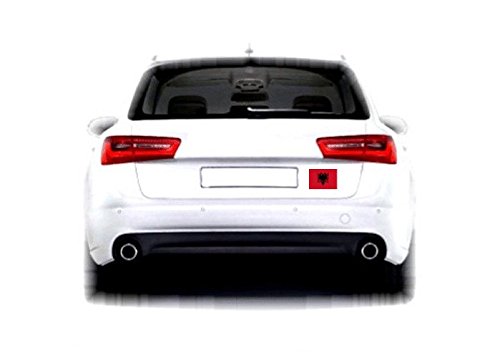 Adesivo Battito Cuore Albania Bandiera Auto Sticker Albania Bandiera - Foto 8