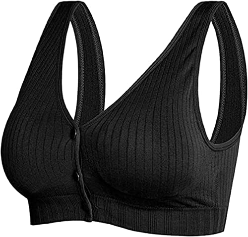 Image of Fashiol Women Cotton Soft Maternity Bra Front Open | Nursing Bra with Easy Frpnt Closure | Non Wired Padded Breastfeeding Bra | Comfortable Bra