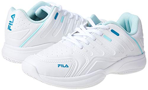 Tênis Lugano 6.0, Fila, Criança Unissex, Branco/Azul/Azul Claro, 32
