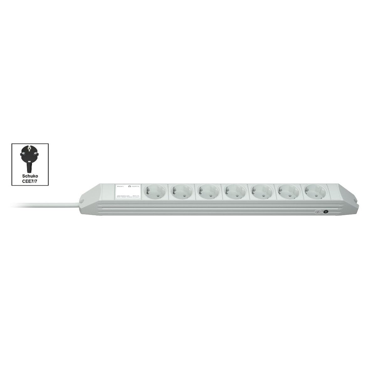 PDU Compact 16 A 7 Schuko Vertiv - Bandeau de prise rackable - 2