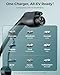 Ecogenix Level 1/2 EV Charger, 2025 Upgraded 16A Electric Car Mobile Charger | Adjustable Current | 110V-240V | NEMA 5-15 & NEMA 6-20 Plug | 21ft Cable| Home Portable Charger for All SAE J1772