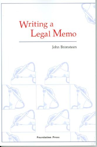 Writing a Legal Memo (Academic and Career Success Series)
