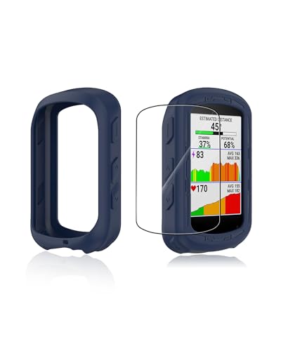 Funda para Garmin Edge 540 Ciclocomputador yystao Funda de Silicona Compatible con Garmin Edge 840 con Suave Protector de Pantalla TPU   Resistente a Golpes a Prueba de Polvo Impermeable Azul
