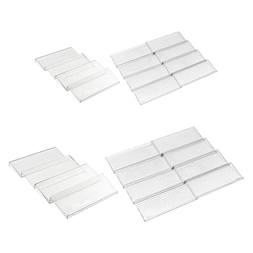 Étagère à bouteilles réglable transparente en plexiglas modulable - 4