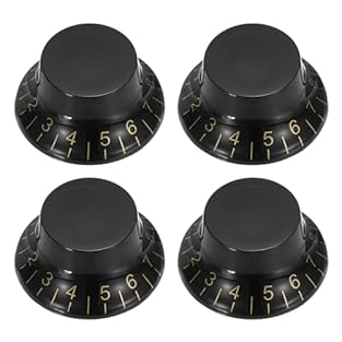 This potentiometer knob is stylish and durable, designed for guitar amplifiers, effects and audio equipment. Widely used in guitar effect pedals, electric guitars, synthesizers, amplifiers, audio equipment, to control tone, volume, speed, sound, etc....