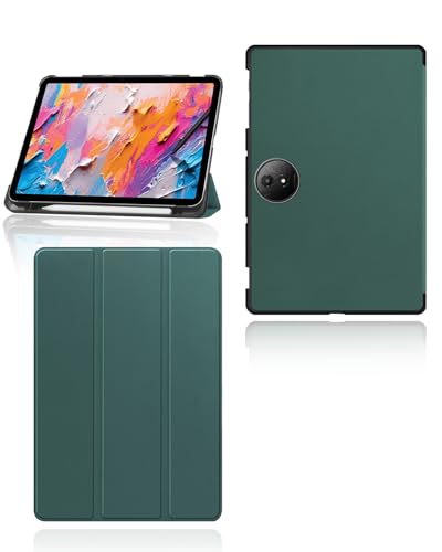 Étui TCL Nxtpaper 11 Plus coque rigide verte à trois plis