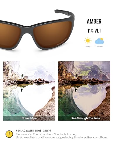 Image of BLAZERBUCK Polarized Replacement Lenses for Oakley Canteen 2014 OO9225 Sunglasses