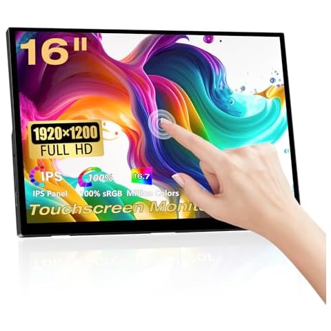 Pisichen 16 Inch Touchscreen Portable Monitor Cover