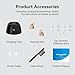 Invisible CIC Hearing Aids for Adults, Rechargeable Hearing Amplifiers with DSP Noise Reduction, 3-Stage Volume Control, 16-Channel Digital Chip, Portable Charging Case