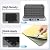 12 Pack Sound Proof Foam Panels for Walls, Acoustic Panels with Self-Adhesive 12" X 12" X 0.4" Slatted Soundproof Wall Panel, High Density Sound Absorbing Panel for Gaming Recoding Studio Decor-Black