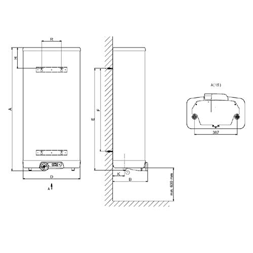 Warmwasserspeicher 120 Liter G2 Energy Systems elektrischer Boiler
