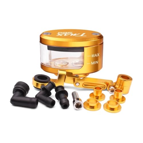 Réservoir liquide frein arrière T-Max 560 en aluminium CNC anodisé or
