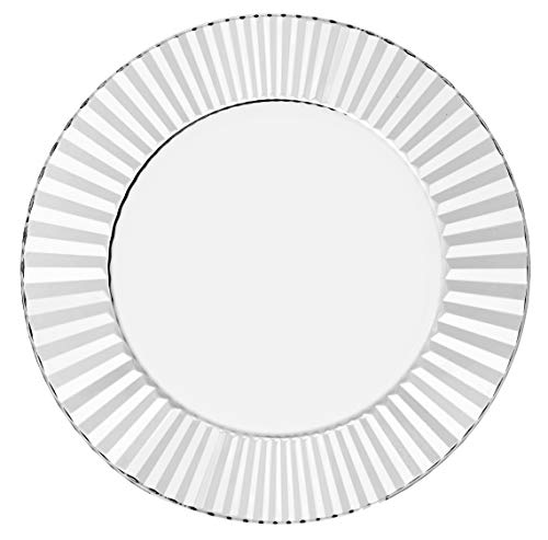 Plato cargador de vidrio Barski diamante 12.6" 2 un. miniatura 2
