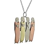 FashionJunkie4Life Mima & OLY Four Sisters Necklace - Sisterhood 4 Sisters or Girlfriends, 18