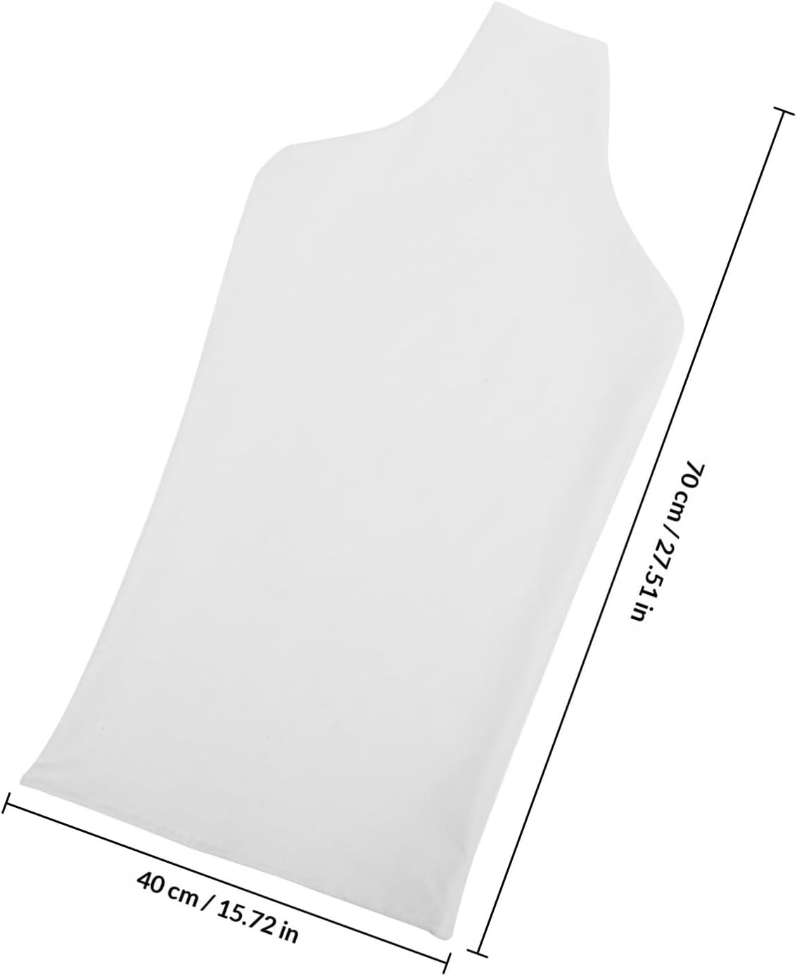 Male Half Body Mannequin Cover Cotton White for Clothing Stores