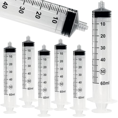 Image of ONE-CARE 60ml /cc Luer-Lock Syringe, 60 /bx Blister-Packed | Safe Backstop, Precise Dosing, Accurate Graduation, High-Transparency Barrel, Silicone-Lubricated Plunger