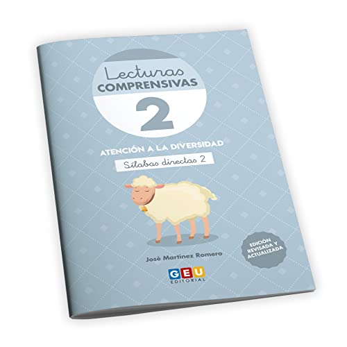 LECTURAS COMPRENSIVAS 2   Cuaderno de Lecturas Comprensivas GEU | Libro aprender a Leer | Pauta Cuadrícula   Sílabas directas 2 | Editorial GEU