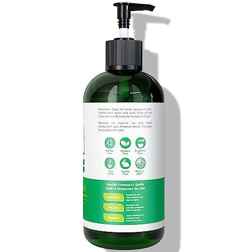 Tea Tree Oil Body Wash - Tea Tree Oil For Toe Nail Fungus & Back Acne Body Wash - Tea Tree Soap For Itchy Eczema Relief & Sensitive Skin Body Wash - Hydrating Body Wash For Jock Itch & Athletes Foot #TOP6