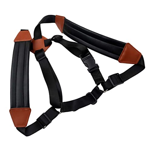 SWOOMEY Saxophone Harness Padded Saxophone Neck Strap for Adults Boys and Girls Double Shoulder Sax Strap