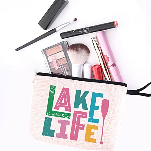 Hanamiya Na Travel Gift Lake Makeup Bag Fishing Gifts Lake Lovers Gift Summer Boating Lover Gift Lake Gifts For Women Cosmetic Bag Lake Summer Vacation Gift Boater Gift Beach Summer Travel Trip Gifts #TOP5