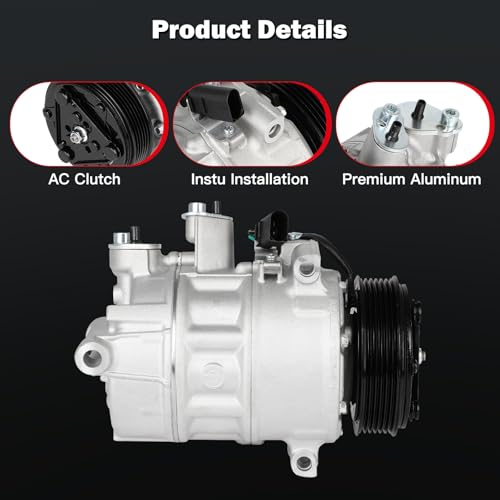 Image of CCIYU AC Compressor w /Clutch for Volkswagen Jetta 2.5L 2015-2018