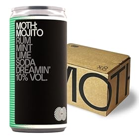 Buy MOTH Mojito Ready Mixed Cocktails – Enjoy the Perfect Blend of Rum, Mint, Lime, and Soda for a Refreshing Experience