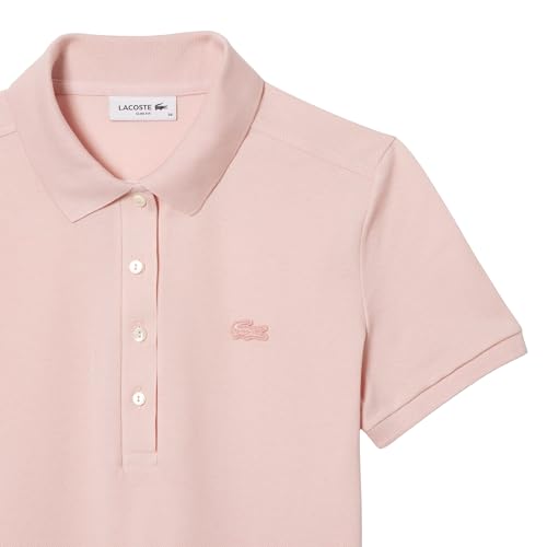 Image of Lacoste Women's Slim Fit Stretch Petit Pique Polo Dress