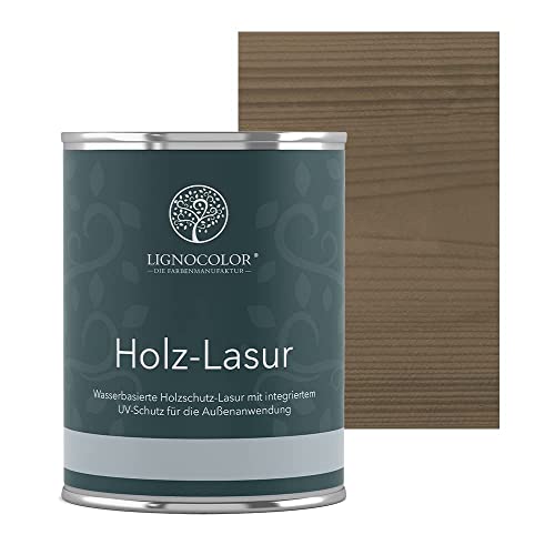 Lignocolor Lasur Holzlasur für Außen 750ml (Steingrau)
