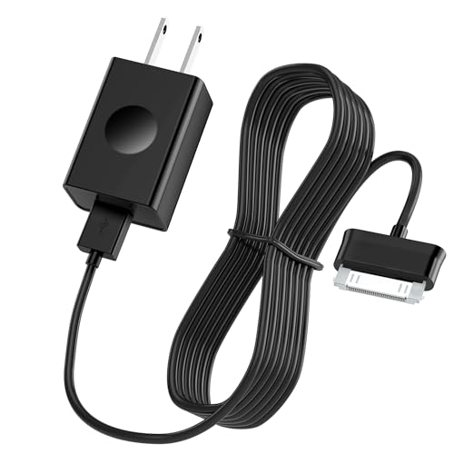 PwrON 5V 2A AC Power Adapter with 6.6FT USB to 30Pin Charging Cable for Galaxy Tab 3 4 Pro, Note 10.1 2014, Tab 2, Replacement for Samsung 30 Pin Tablet Power Supply Cord