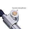 JSCARLIFE Car Steering Wheel Lock,Brake Pedal Clutch Lock Retractable Double Hook Lock Universal Anti-Theft Heavy Duty Car Security Lock with 3 Keys for Van Car SUV Lorry Truck #5