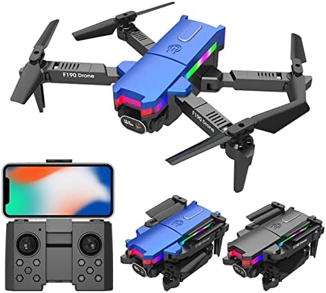 Drone with Daul 4K HD FPV Camera Remote Control Toys Gifts for Boys Girls with Altitude Hold Headless Mode One Key Start Speed Adjustment Function