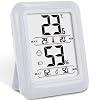 Strex Digitale Thermo Hygrometer Wit – Digitale Thermo Meter Binnen – Hygro Meter Binnen – Weerstation Met Luchtvochtigheidsmeter – Inclusief Batterij