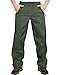 Produktbild 33000ft wasserdichte Regenhose für Herren Leichte Regenhose Winddichte Outdoorhose zum Wandern Camping Golf Armeegrün XL 32L