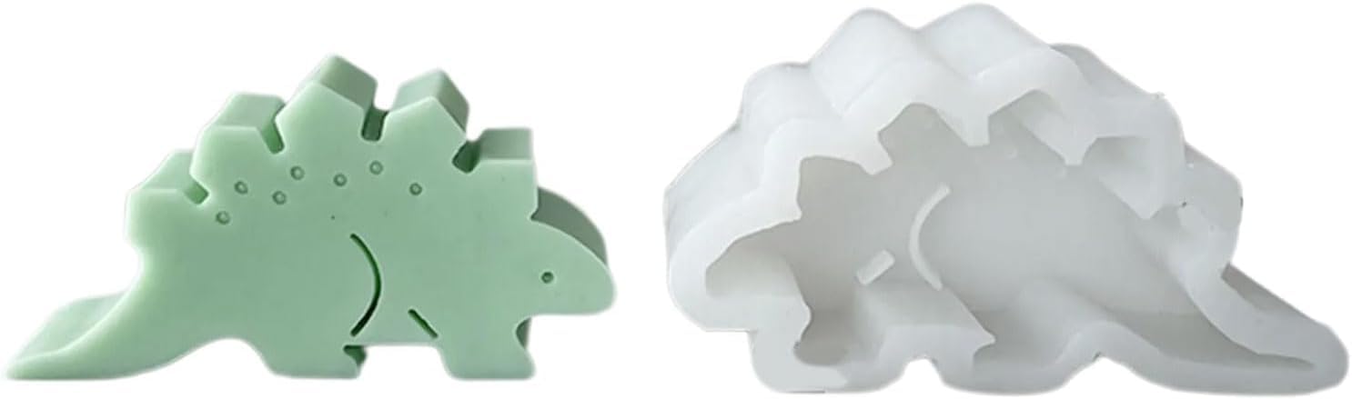 Skytail Dinosaur Shape Candle Mold Silicone Animal Soap Molds for DIY Scented Candle Making Aromatherapy Wax Melts Clay Dino Cute Handmade Soap Molds Bath Bombs Chocolate Cake Fondant Molds-image-41
