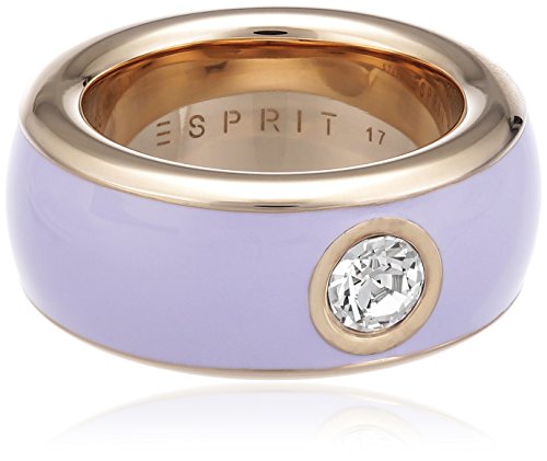 Preisvergleich Produktbild Esprit Damen-Ring Marin JW50727 Edelstahl Glas weiß Brillantschliff Gr. 57 (18.1) - ESRG12194N180