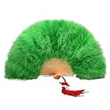 Attrait visuel époustouflant : nos éventails de danse en plumes présentent des plumes vibrantes qui créent un affichage fascinant, améliorant vos performances de danse avec élégance et flair.