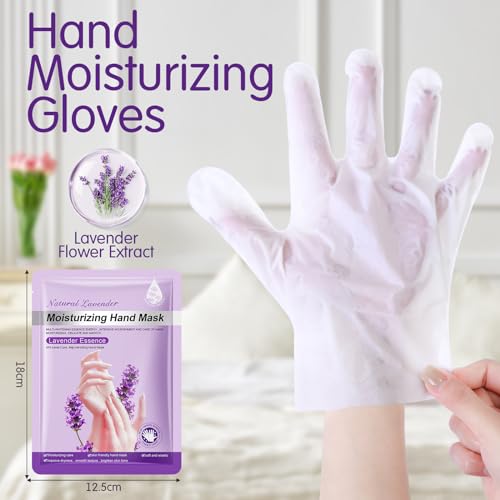20-Pairs-Hand-Mask-Moisturizing-Gloves-Overnight-Hydrating-Hand-Masks-for-Dry-Cracked-Hands-Peeling-Mask-for-Collagen-Hand-Repair-TreatmentLavender
