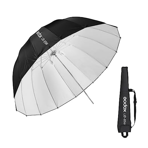 Best umbrella for group photography Godox 33.5in Parabolic Reflective Umbrella