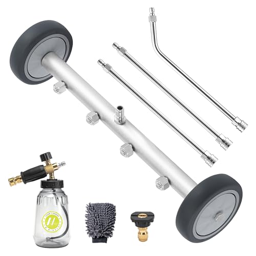 Lavadora de bajos de coche potente M MINGLE 16 pulgadas con cañón de espuma kit 4000 PSI 2