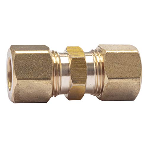 Ltwfitting 3/8-Inch Od Compression Union,Brass Compression Fitting(Pack Of 200) #TOP3