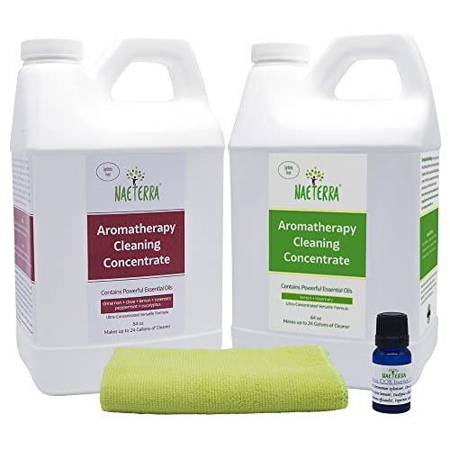 Naeterra Aromatherapy Cleaning Concentrate Bundle – 64 oz Original +