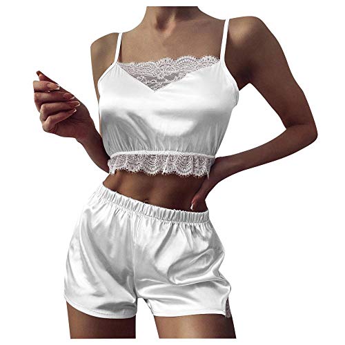 Ensemble lingerie satin pour vos soirées : vêtements de nuit et costume sexy
