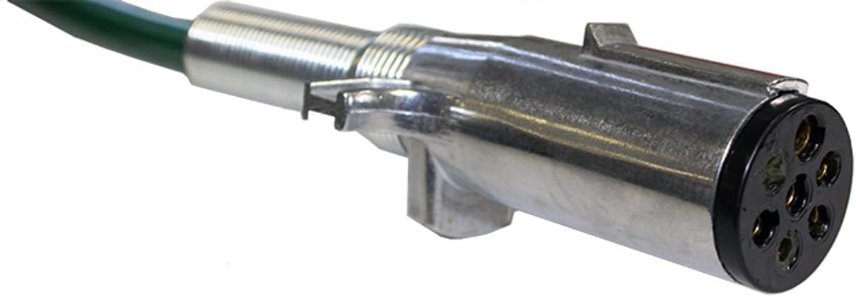 Tectran 3-in-1 Industry Grade Airpower Line Set | Flexible Grips | Tractor-Trailer Hook-Up Line | 1/2" NPT Fittings | (10' Length)