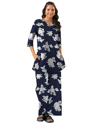 Image of Tee Projekt Cotton Ethnic Wear Co Ord Set for Women | Travel Co Ord Set for Women