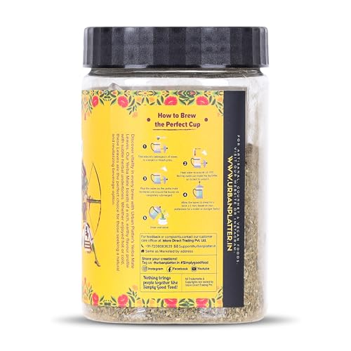 Urban Platter Yerba Mate, 100g (Loose Leaf | Energizing Herbal Beverage | Supports Metabolism)