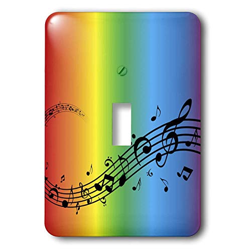 Interrupteur Rainbow Musical 3dRose bouton bascule simple lsp_38368_1 - 2