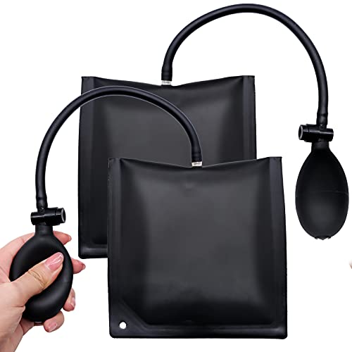 JJQHYC 2 Stück Montagekissen Air Wedge Pump Luftkissen Hebekissen, Montagekissen zum Montagen Tür Fenster und Auto-Reparatur