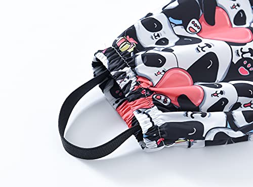 Calça de moletom infantil infantil à prova de vento, à prova de vento, à prova d'água, com desenho