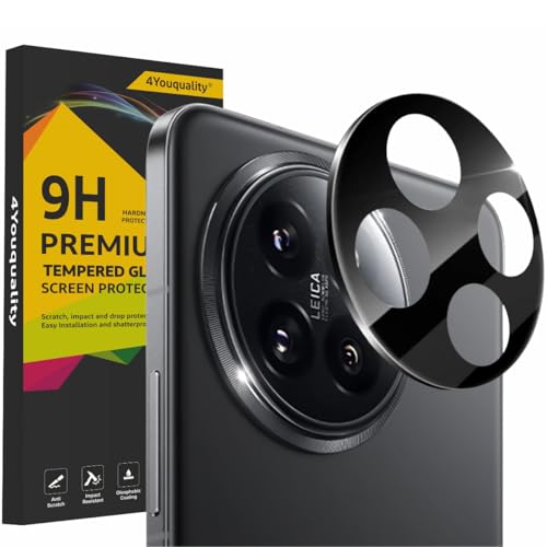 Image of 4youquality Back Camera Lens Protector Compatible with Xiaomi 14 Civi (1 Pack) | 9H Tempered Glass Camera Guard | Military-Grade Protection | Ultra Clear HD | Bubble-Free Easy Installation | Case Friendly Design